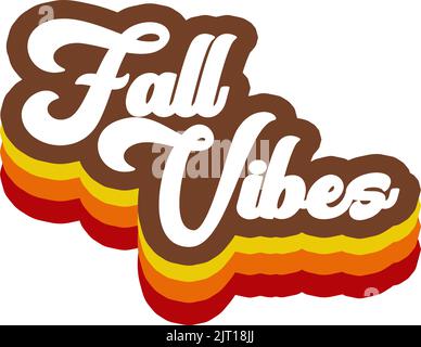 Caduta vibes Illustrazione Vettoriale