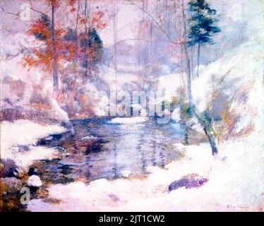 John-Henry-Twachtman-Winter-Harmony. Foto Stock