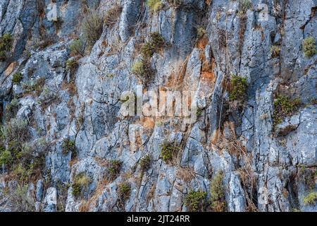 La consistenza naturale del muro di cravata . Foto Stock