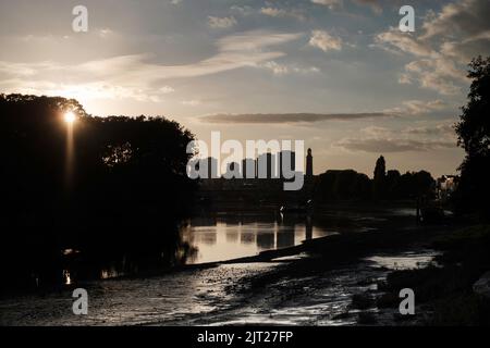 River Thames, Chiswick, Londra, Regno Unito Foto Stock