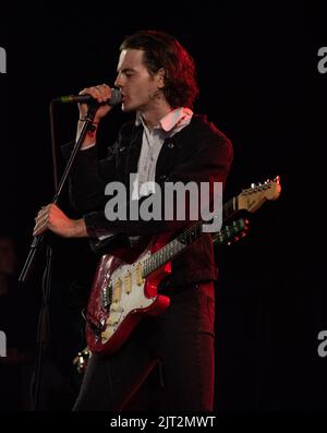 I blinders suonano al Leeds Festival venerdì 26th agosto 2022, suonando il Festival Republic Stage presentato da IHG Hotels and Resorts Credit: Tracy Daniel/Alamy Live News Foto Stock