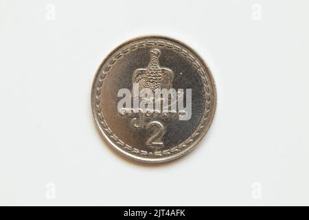 Georgia 2 tetri 1993 su un primo piano bianco, finanza ed economia Foto Stock