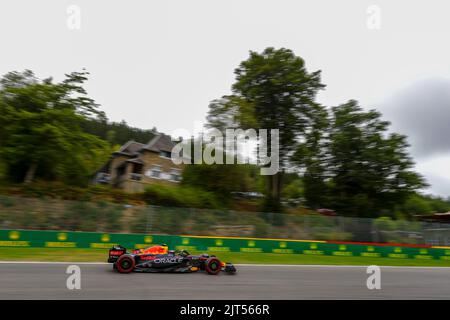 Spa Francorchamps, Vallonia, Belgio. 27th ago, 2022. Sergio Perez (MEX) Redbull Racing RB18 (Credit Image: © Alessio De Marco/ZUMA Press Wire) Foto Stock