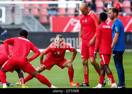 Utrecht, Paesi Bassi. 28th ago, 2022. UTRECHT, PAESI BASSI - 28 AGOSTO: Jens Toornstra del FC Utrecht durante la partita olandese di Eredivie tra FC Utrecht e Ajax al Galgenwaard il 28 agosto 2022 a Utrecht, Paesi Bassi (Foto di ben Gal/Orange Pictures) Credit: Orange Pics BV/Alamy Live News Foto Stock