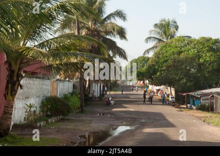 Street view, Sinkor, Monrovia, Liberia - Foto Stock