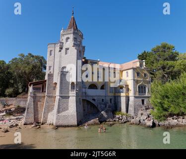 Museo Condes de Castro Guimarães a Cascais, nel quartiere di Lisbona in Portogallo Foto Stock