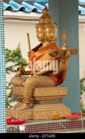 Buddha a quattro facce, Kek Lok si (Tempio), George Town, Penang, Malesia, Asia Foto Stock