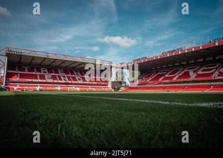 Nottingham, Regno Unito. 28th ago, 2022. Una vista generale della città di Nottingham, Regno Unito, il 8/28/2022. (Foto di Ritchie Sumpter/News Images/Sipa USA) Credit: Sipa USA/Alamy Live News Foto Stock