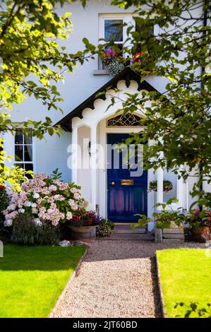 Vittoriano irlandese a Enniskerry nella contea di Wicklow, vicino alla tenuta e ai giardini di Powerscourt. Foto Stock