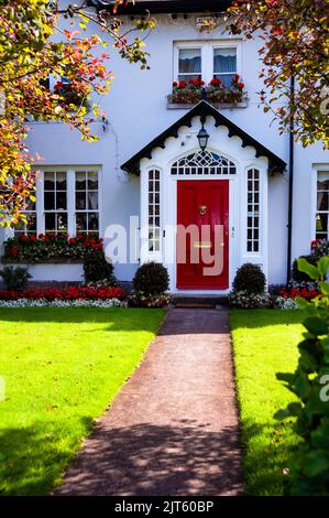 Ferndale Guest House nel villaggio di Enniskerry nella contea di Wicklow, Irlanda. Foto Stock