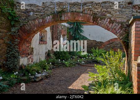 Arboretum Wojslawice bassa Slesia Polonia Foto Stock