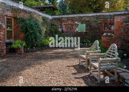 Arboretum Wojslawice bassa Slesia Polonia Foto Stock