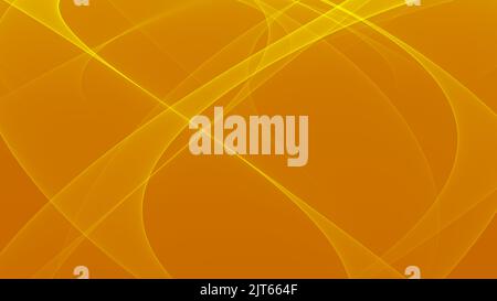 Sfondo astratto 8K giallo, oro, nero, arancio, raggio, spirale, laser, nebbia, gradiente Foto Stock