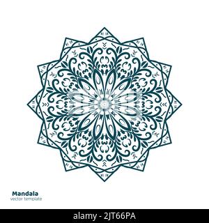 sfondo ornamentale design mandala Illustrazione Vettoriale