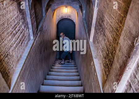 Siviglia, Spagna - 24 agosto 2022 all'interno della cattedrale di Siviglia, la cattedrale di San Metropolita e Patriarcale è la più grande cattedrale gotica del mondo Foto Stock