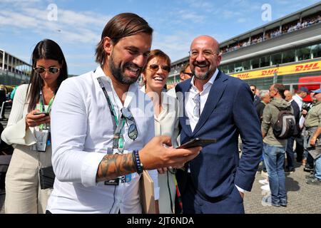 Spa, Belgio. 28th ago, 2022. Griglia. Gran Premio del Belgio, domenica 28th agosto 2022. Spa-Francorchamps, Belgio. Credit: James Moy/Alamy Live News Foto Stock