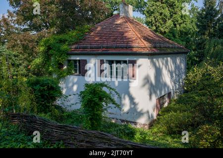 Arboretum Wojslawice bassa Slesia Polonia Foto Stock