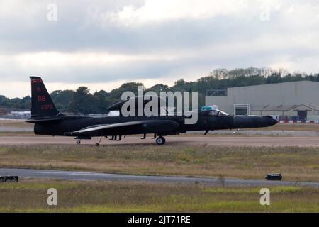 80-1076 Lockheed U-2S United States Air Force RAF Fairford Inghilterra 24/08/2022 Foto Stock