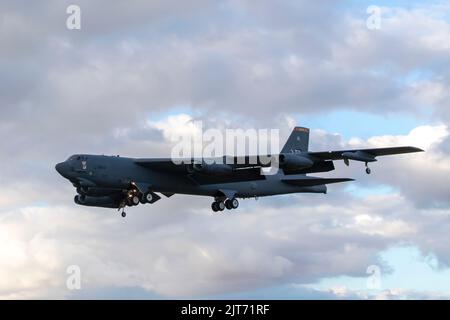 60-0023 Boeing B-52H Stratofortress United States Air Force RAF Fairford 24/08/2022 Foto Stock