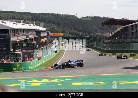 Spa, Belgio. 28th ago, 2022. SPA-FRANCORCHAMPS, Belgio. , . Vista circuito Credit: SPP Sport Press Photo. /Alamy Live News Credit: SPP Sport Press Photo. /Alamy Live News Foto Stock