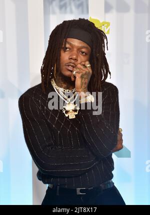 Newark, New Jersey, Stati Uniti. 28th ago, 2022. JID al 2022 MTV VMA al Prudential Center il 28 agosto 2022 a Newark, New Jersey. Credit: John Palmer/Media Punch/Alamy Live News Foto Stock