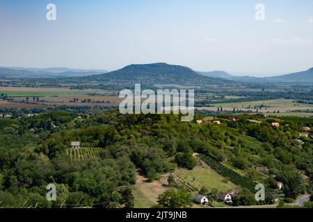 Campagna ungherese in paesaggio rurale Foto Stock