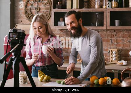 culinario blog sano cibo cucina hobby stile di vita Foto Stock