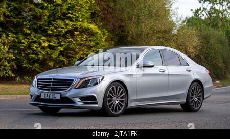 Mercedes Benz S 350 argento 2015 Foto Stock