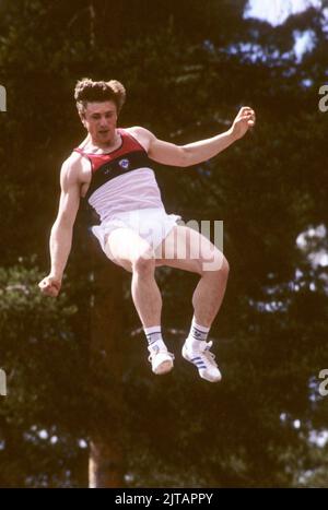SERGEJ BUBKA, la pole dello stadio olimpico di Stoccolma Foto Stock