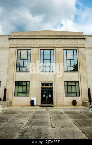 Cook County Courthouse, North Hutchinson Avenue, Adel, Georgia Foto Stock