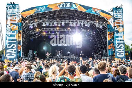 Southsea comune. Regno Unito, 28 agosto 2022. Partecipa al Victorious Festival 2022. Southsea comune. 28 agosto 2022. Credit: Alamy Live News/Charlie Raven Foto Stock