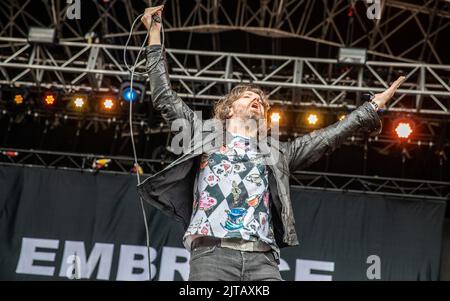 Southsea comune. Regno Unito, 28 agosto 2022. Partecipa al Victorious Festival 2022. Southsea comune. 28 agosto 2022. Credit: Alamy Live News/Charlie Raven Foto Stock