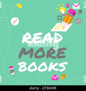 Scrittura visualizzazione testo Leggi tutto Libri. Business concept aumentare il vostro livello educativo ottenere ulteriori conoscenze uomo manipolando grafico circolare Foto Stock