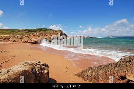 Mare di Sardegna, Parco Nazionale Arcipelago di la Maddalena Foto Stock