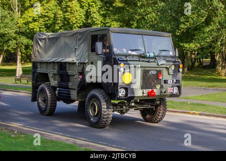 Land Rover A4 101 FORWARD CONTROL, 101FC un veicolo di servizio leggero vintage prodotto da Land Rover per l'esercito britannico. Foto Stock