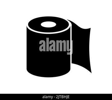 disegno dell'illustrazione vettoriale dell'icona del rotolo di carta  igienica Immagine e Vettoriale - Alamy