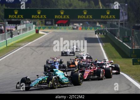 Passeggiata lance (CAN) Aston Martn AMR22 Foto Stock