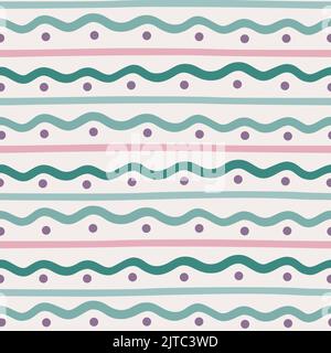 Schema di linee e punti Illustrazione Vettoriale