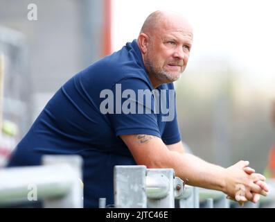 DAGENHAM INGHILTERRA - Agosto 29 : Andy Woodman manager di Bromley durante la partita della National League tra Dagenham e Redbridge contro Bromley a Victori Foto Stock