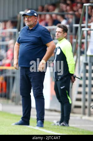 DAGENHAM INGHILTERRA - Agosto 29 : Andy Woodman manager di Bromley durante la partita della National League tra Dagenham e Redbridge contro Bromley a Victori Foto Stock