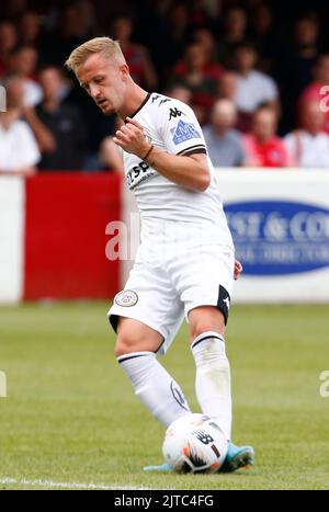 DAGENHAM INGHILTERRA - 29 AGOSTO : durante la partita della National League tra Dagenham e Redbridge contro Bromley a Victoria Road, Dagenham il 29th agosto Foto Stock