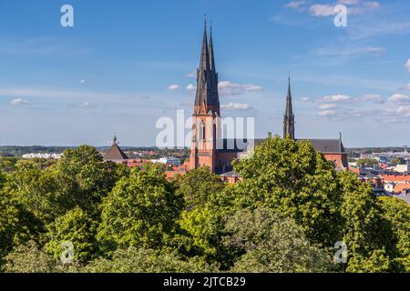Cattedrale di Uppsala, Svezia Foto Stock