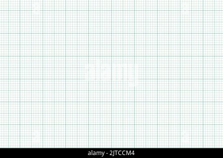 Griglia di carta millimetrica. Astratto sfondo quadrato. Modello geometrico per la misurazione della scala di linee di ingegneria tecnica e scolastica. Vuoto foderato per Illustrazione Vettoriale