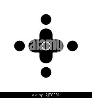 Infinity People icona. Icona relativa alla discussione, il business. Stile icona glifo, solido. Design semplice modificabile Illustrazione Vettoriale