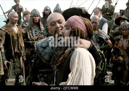 CHOW YUN-FAT, Johnny Depp, pirati dei Caraibi: All'estremità del mondo, 2007 Foto Stock