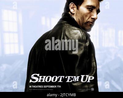 CLIVE OWEN POSTER, SHOOT 'EM UP, 2007 Foto Stock