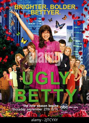 AMERICA FERRERA, TV SHOW CAST POSTER, Ugly Betty : stagione 2, 2007 Foto Stock