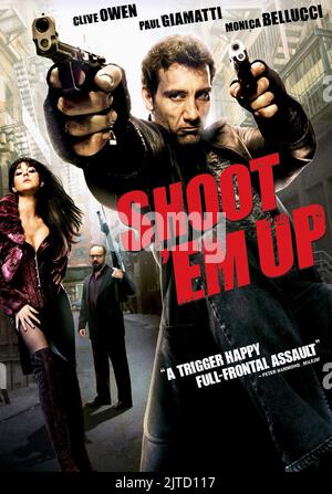 MONICA BELLUCCI, Paul Giamatti, Clive Owen POSTER, shoot 'em up 2007 Foto Stock