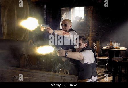 PEGG,FROST, HOT FUZZ, 2007 Foto Stock