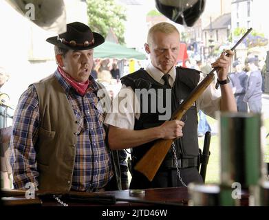 FROST,PEGG, HOT FUZZ, 2007 Foto Stock